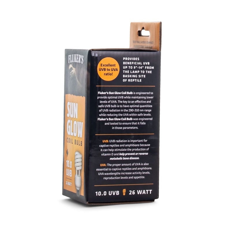 Fluker's Flukerâ€™s Sun Glow 10.0 UVB Fluorescent Coil Bulb for Desert Reptiles, Reptile Heat Light Stimulates Natural Synthesis of Vitamin D in Captive Reptiles, 26 Watt - Image 5